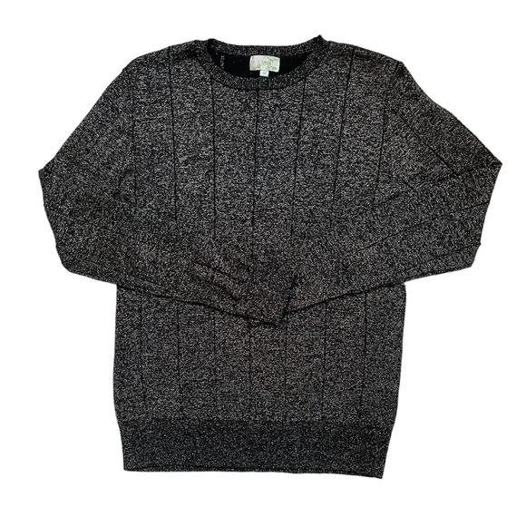 Metallic long sleeve pullover sweatshirt - Picture 3 of 9